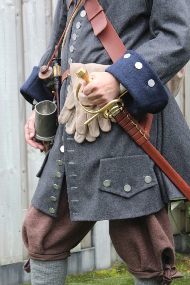 Historisch kostuum, marinierskostuum 17e eeuw, Michiel de Ruyter.