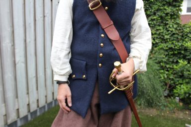 Historisch kostuum, marinierskostuum 17e eeuw, Michiel de Ruyter.